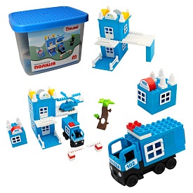 Конструктор "ПОЛІЦІЯ" 231 детал. 013888/02 в пластик. боксі - 1 - smarttoys.com.ua
