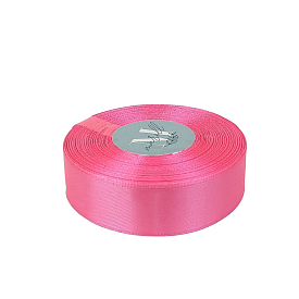 Атласна стрічка рожева LA2533-05, 2,5x33m - 1 - smarttoys.com.ua