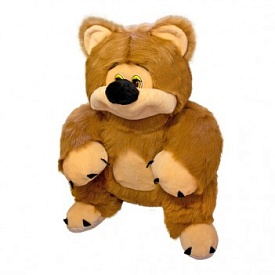 М'яка іграшка Zolushka Мишко Медовик маленький 43см коричневий (118-2) - 1 - smarttoys.com.ua