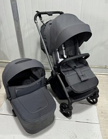 Візок універсальний 2в1 El Camino PERSONA ME 1091-2 Granite Gray люлька+прогул. блок, рюкзак,сірий - 1 - smarttoys.com.ua