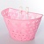 Кошик AS1902 універсальний, пластик, рожевий, розмір 25-15-16 см. - 1 - smarttoys.com.ua