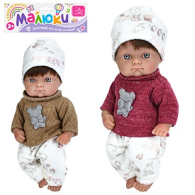 Пупс 8906-1 дівчинка, 2 види, кул., 20-30-6 см. - 1 - smarttoys.com.ua
