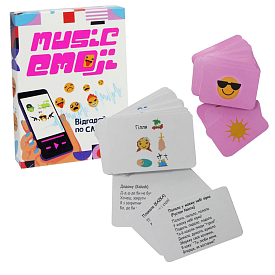Настільна гра Strateg Music Emoji розважальна українською мовою (30249) - 3 - smarttoys.com.ua