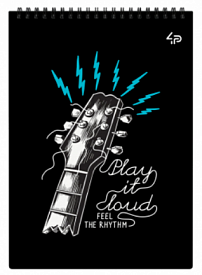 Блокнот TM 4Profi "Your idea" guitar, А5 905058 - 1 - smarttoys.com.ua