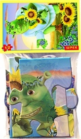 Гра-пазл "Шрек"  12 ел. в пак. - 1 - smarttoys.com.ua