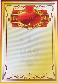 Почесна грамота А-4, 250 г / м2, тиснення фольгою, матовий крейдований папір - 1 - smarttoys.com.ua