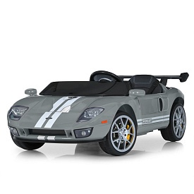 Машина M 6107EBLR-11(24V) радіок.2,4G,4мотори90W,1акум24V7AH,світ.,муз,EVA,USB,BT,FM,шкір.сид.,сірий - 1 - smarttoys.com.ua