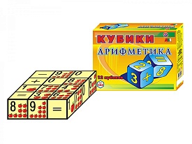 Іграшка кубики "Арифметика ТехноК" арт.0243 - 1 - smarttoys.com.ua