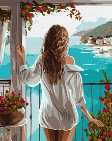 Набір для розпису по номерах. "Морська далечінь" 40х50см - 1 - smarttoys.com.ua