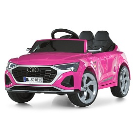 Машина M 5899EBLRS-8 2.4G радіок,1*12V9AH, 2*35W, MP3, USB, BT, TF, EVA, музика,світло,шкіра,рожевий - 1 - smarttoys.com.ua