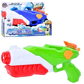 Іграшка бластер 9881A помпа, 2 кольори, кор., 28,5-19-4,5 см. - 1 - smarttoys.com.ua