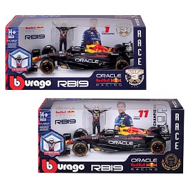 Автомодель з фігуркою - RED BULL RACING RB19 (1:24) - 1 - smarttoys.com.ua