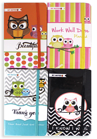 Блокнот на резинці, Арт. NA580098, А5 14.5*21cм, 80арк, клітинка, в асорт., RU - 1 - smarttoys.com.ua