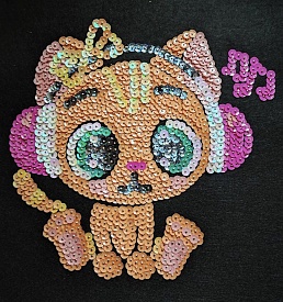 Набір для творчості з паєток "Музичне кошеня " - 1 - smarttoys.com.ua