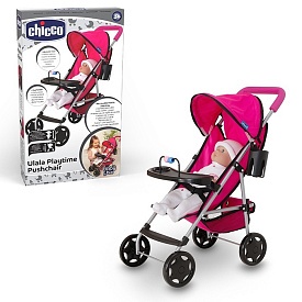 Візок 1424026 для ляльки, прогулянковий, підсклянник, корзина, метал, кор., 26,5-46-8 см. - 1 - smarttoys.com.ua