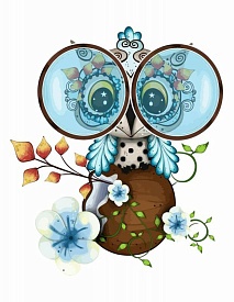 Набір, картина за номерами, „Cute Owl“, 35х45см, ROSA START - 2 - smarttoys.com.ua