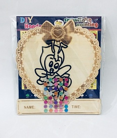 Розфарбовка з стразами сердечко - 1 - smarttoys.com.ua