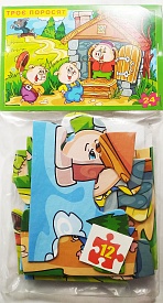 Гра-пазл "Троє поросят" 24 ел. в пак. - 1 - smarttoys.com.ua