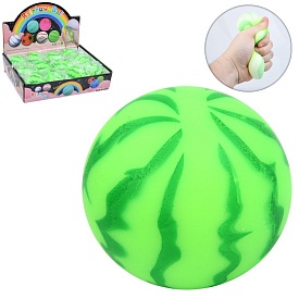 Іграшка MS 3821 антистрес, кавун, борошно, 12 шт. в диспл., кул., 24,5-5,5-20 см. - 1 - smarttoys.com.ua