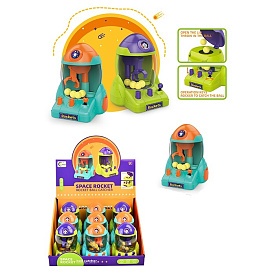 Гра 168-31 Ловець м'ячів, космічна ракета, 9 шт. (2 кольори) в диспл., 33-32-15 см. - 1 - smarttoys.com.ua