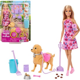 Набір Barbie "Прогулянка з песиком" - 1 - smarttoys.com.ua