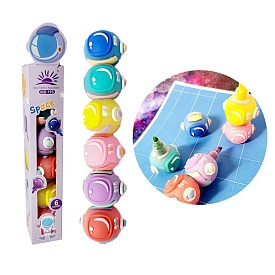 Маркер текстовий, 5 кол., MD-195, "Космонавт", 90-5, Імп - 1 - smarttoys.com.ua