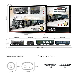 Залізниця 1601 C-1 (18) 18 елементів, 3 вантажні вагони, звук, підсвічування, в коробці - 1 - smarttoys.com.ua