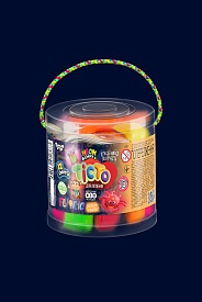 Креативна творчість "Тісто для ліплення "FLUORIC" туба 12 кольорів укр (12) - 1 - smarttoys.com.ua