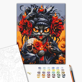 Картина за номерами: Киця Помста © Маріанна Пащук 40х50 - 1 - smarttoys.com.ua