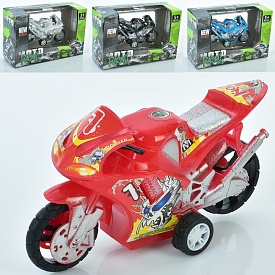 Мотоцикл 005-6 інерц., 4 кольори, кор., 16,5-10,5-6,5 см. - 1 - smarttoys.com.ua