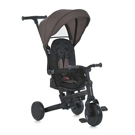 Велосипед MT 1036 brown 3 кол.EVA (8/7),алюм.рама,поворот,складн., коричневий - 1 - smarttoys.com.ua