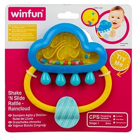 Брязкальце 0241-NI WinFun  хмаринка, лист. - 1 - smarttoys.com.ua