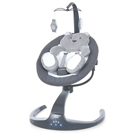 Заколисуючий центр ME 1077 HUGS Gray пульт, 5 швидк., таймер, 12 мелод., USB, 2 полож.спинки, сірий. - 1 - smarttoys.com.ua