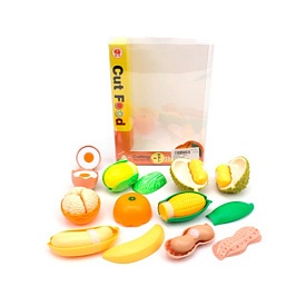 Продукти 8962  на липучці, овочі, фрукти, яйце, в кор-ці(слюда), 16-22-5,5см - 1 - smarttoys.com.ua