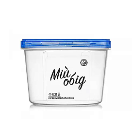 ЄМНІСТЬ КРУГЛА З КРИШКОЮ 0,7 л.С 69с арт - 1 - smarttoys.com.ua