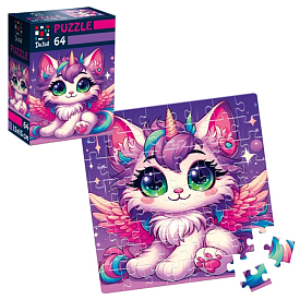 Пазли De.tail. Казкове кошеня. 64 деталі DT1234-20 (укр) - 1 - smarttoys.com.ua