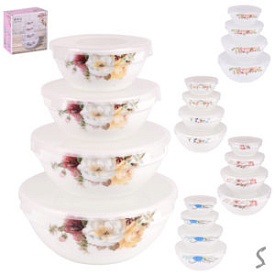 Салатники з кришками склокераміка 4пр/наб 11/13/15/18" R35387 - 1 - smarttoys.com.ua