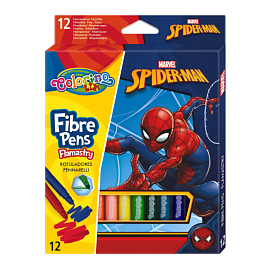 Фломастери 12 кол. COLORINO/  SPIDERMAN  / 12/ - 1 - smarttoys.com.ua