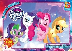 MLP015 Пазли ТМ "G-Toys" із серії "My little Pony" (Маленька поні), 117 ел. - 1 - smarttoys.com.ua