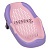 Гірка для купання ME 1107 SHELL Pink силікон, складана, 55-30-23, рожевий - 1 - smarttoys.com.ua