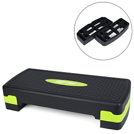 Степ-платформа MS 0534-5 2 сходинки,розмір 68-29-10см/15см, чорно-зелений, кор., 69-30-11см - 1 - smarttoys.com.ua