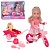 Лялька 3806 11см, шарнірні ноги, велосипед з возиком, собака 5см, аксесуари, 2 види, в кор-ці - 1 - smarttoys.com.ua