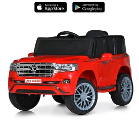 Джип M 6130EBLR-3 радіокер. 2,4G, 2 мотори35W, 2акум.6V5AH,USB,MP3,TF,EVA,шкіра,муз.,світло,червоний - 1 - smarttoys.com.ua