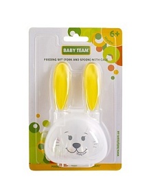 Набір для годування (виделочка та ложечка) в футлярі - 1 - smarttoys.com.ua