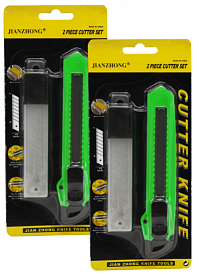 Ніж №AD130 канцелярський з запас. ножами на аркуші - 1 - smarttoys.com.ua