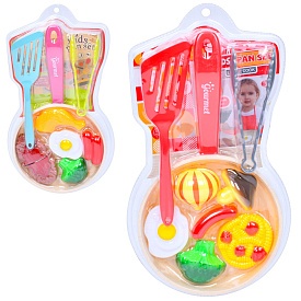 Продукти 7667-7-8 сковорідка, кухонний набір, 2 види, бліст., 22-39-7 см. - 1 - smarttoys.com.ua