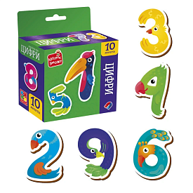 Гра розвиваюча Vladi Toys набір магнітів. "Цифри" VT3106-37 - 1 - smarttoys.com.ua