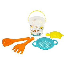 Набір для піску "Підводний світ" 5 ел. з термонаклейкою, Tigres - 1 - smarttoys.com.ua