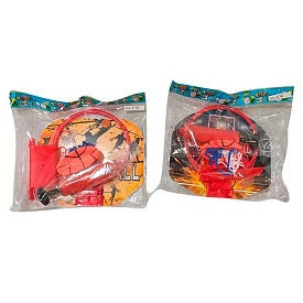 Баскетбольне кільце MR 1144 щит пластик, кільце пластик, сітка, м'яч, насос, 2 види, кул., 20-19-4см - 1 - smarttoys.com.ua