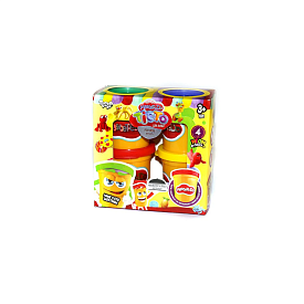 Набір креативної творчості "Тісто для ліпки "Master Do" TMDB-01-03U (УКР) (12) 4 банки*50 г. "Danko Toys" - 1 - smarttoys.com.ua